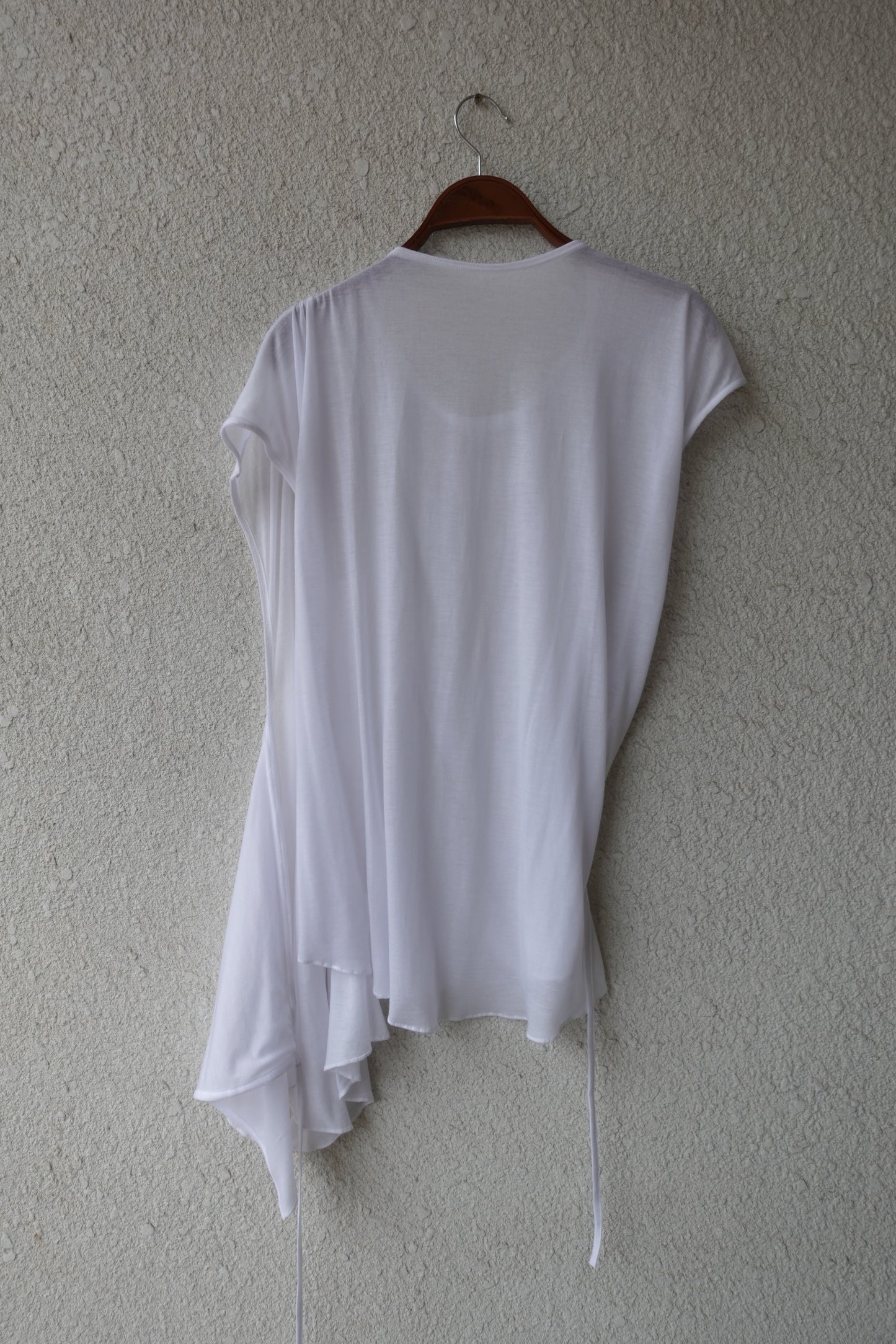 DIA 008 'Asymmetric Tied Knit Panel Top'