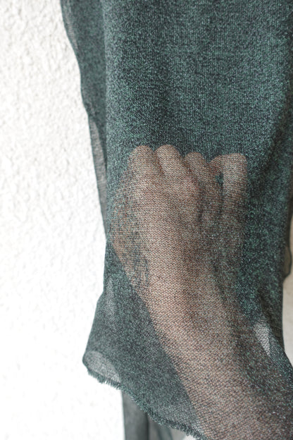 DRAPE 009 'Sparkling Metal Viscose Scarf'