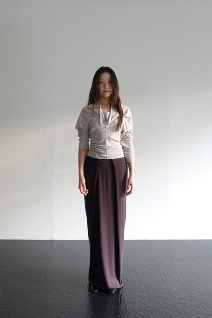 DRAPE 012 'Soft Folds Rib Skirt'